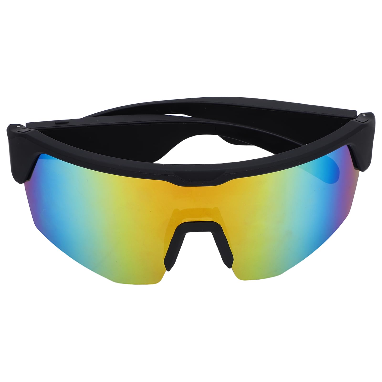 Fockety Gafas de Sol Deportivas Inteligentes, Gafas de Ciclismo Bluetooth con Lentes Polarizadas, Parlantes de Música de Oído Abierto, Asistente de Sonido y Micrófonos Integrados (Multicolor)