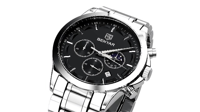 BENYAR Men's Watches Top Brand Luxury Chronograph Quartz Men Watch  Waterproof Moon Phase Business Watches For Men reloj hombre - AliExpress  Watches