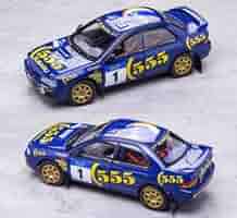 1/18 サンスター　スバルインプレッサ555 95年モンテカルロウイナー 京商 1/18 スバル インプレッサ No.5 1995 WRC ラリー