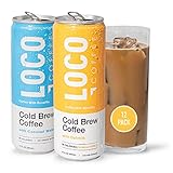 Loco Coffee, Cold Brew Coffee With Oat Milk and Coconut Water [Variety Pack ] 11 Ounce Can, Pack of