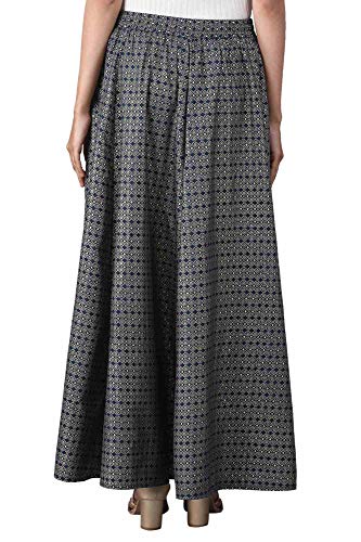 Image of ELLEVEN Polyester Flared Skirt
