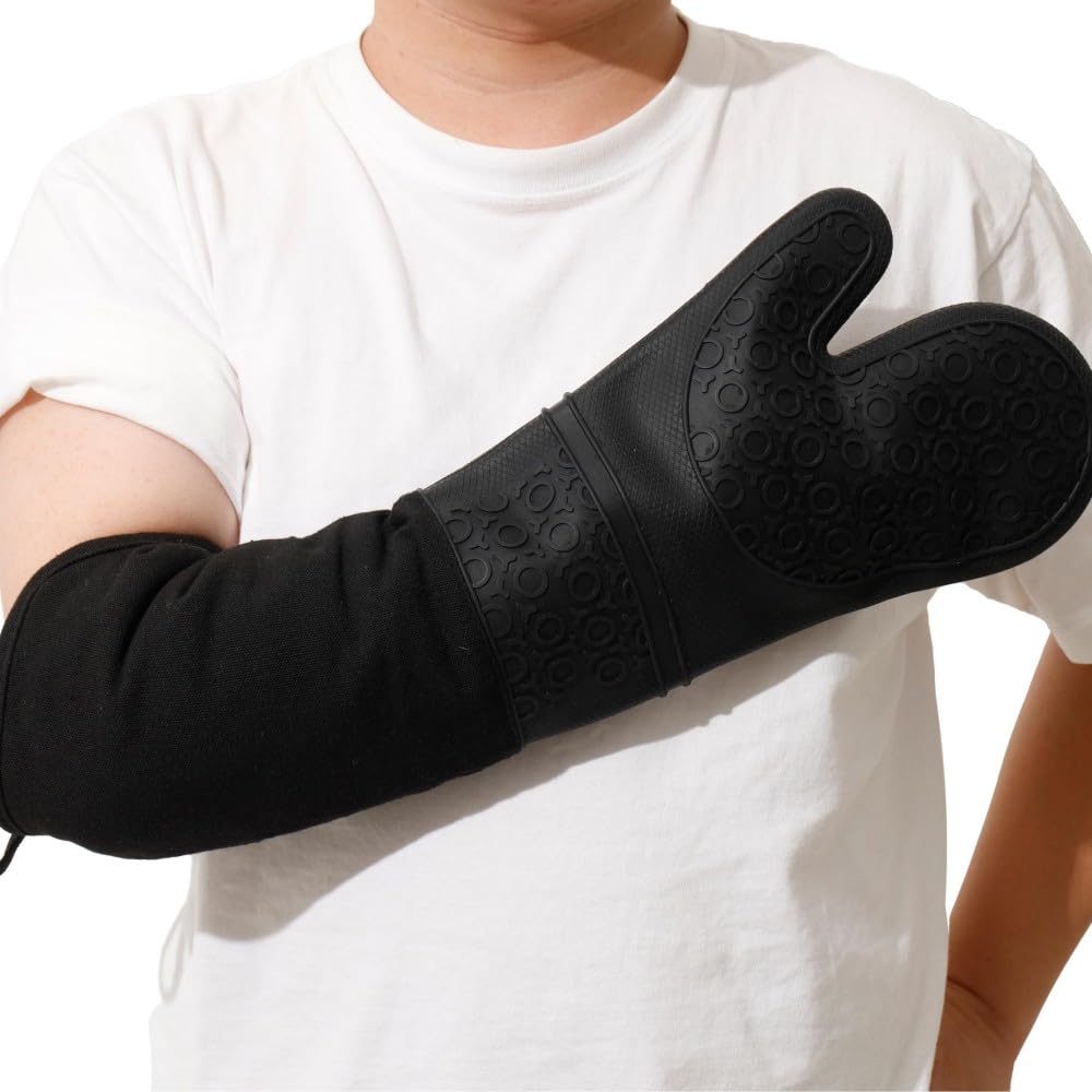 Gants de cuisine pour barbecue et grands fours familiaux de lot de 2