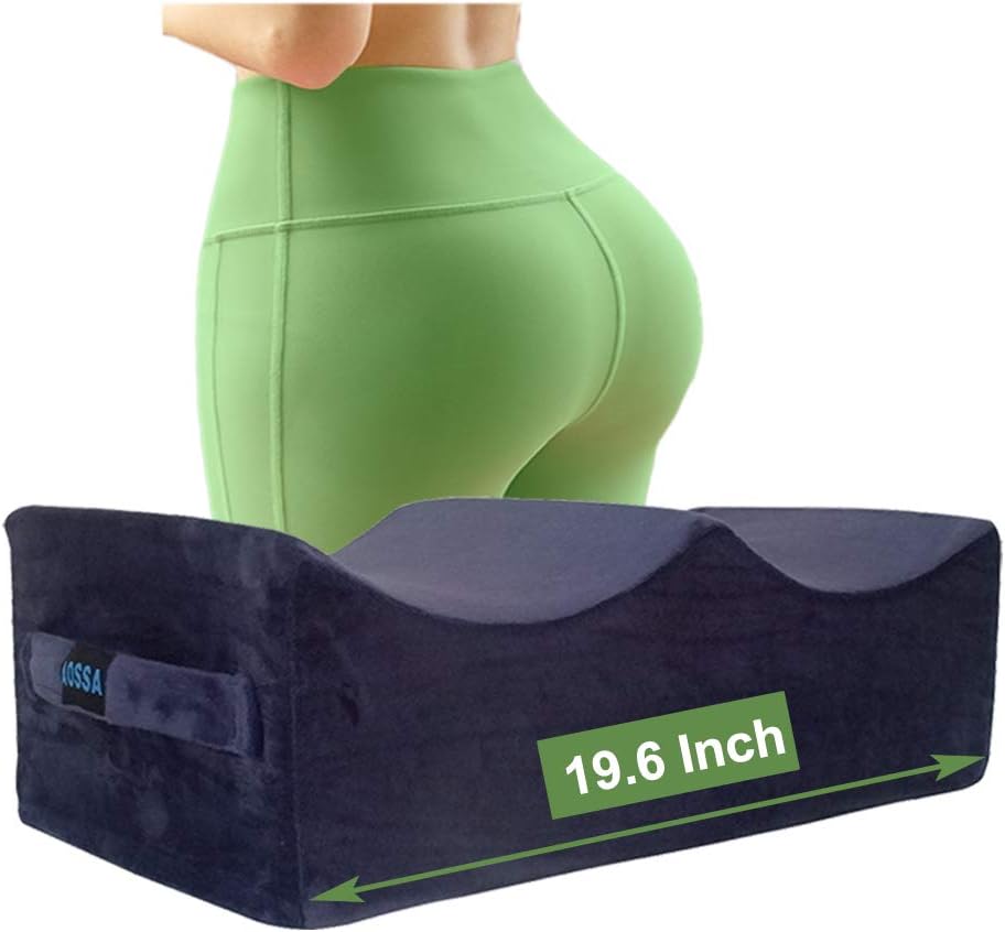 BBL Pillow After Surgery Butt Lift Pillow for Women Brazilian Butt Pillows for Sitting Chair Foam Lumbar Back Assist Seat Uplift Buttlift Buttocks Recovery (L) (L)