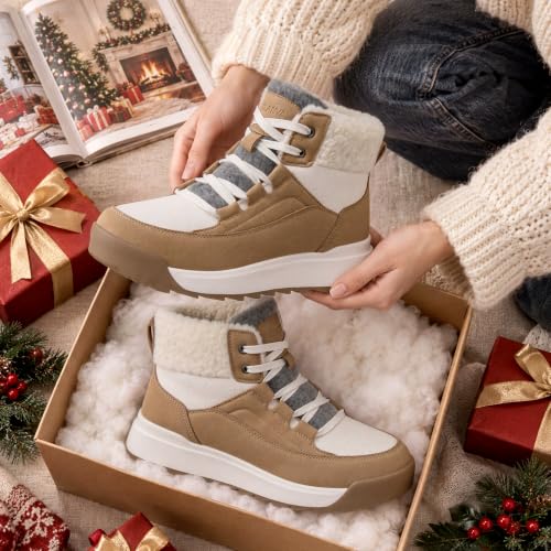 Women's Faux-Fur-Lined Winter Ankle Boots - image 3