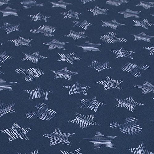 Image of Disney Mickey Mouse Hello World Star /Icon 100% Cotton Fitted Crib Sheet, Navy, White