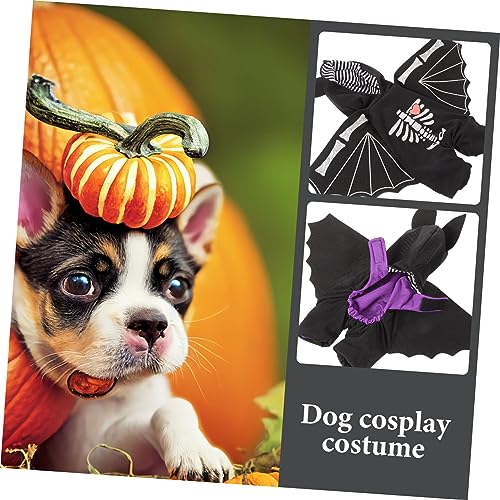 Disfraz de Alas de Murciélago Beaupretty para Perros Halloween miniatura 5