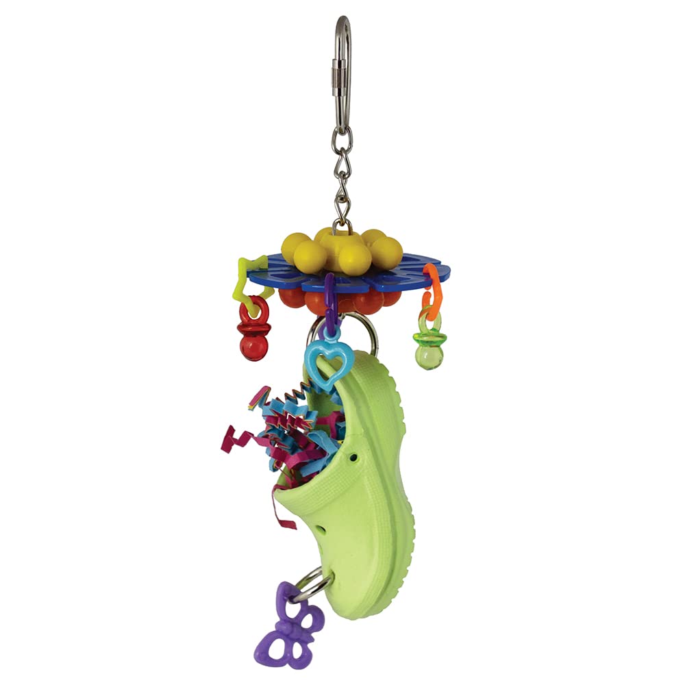 SUPERBIRD What A Croc Small Chewable Foraging Parrot Toy