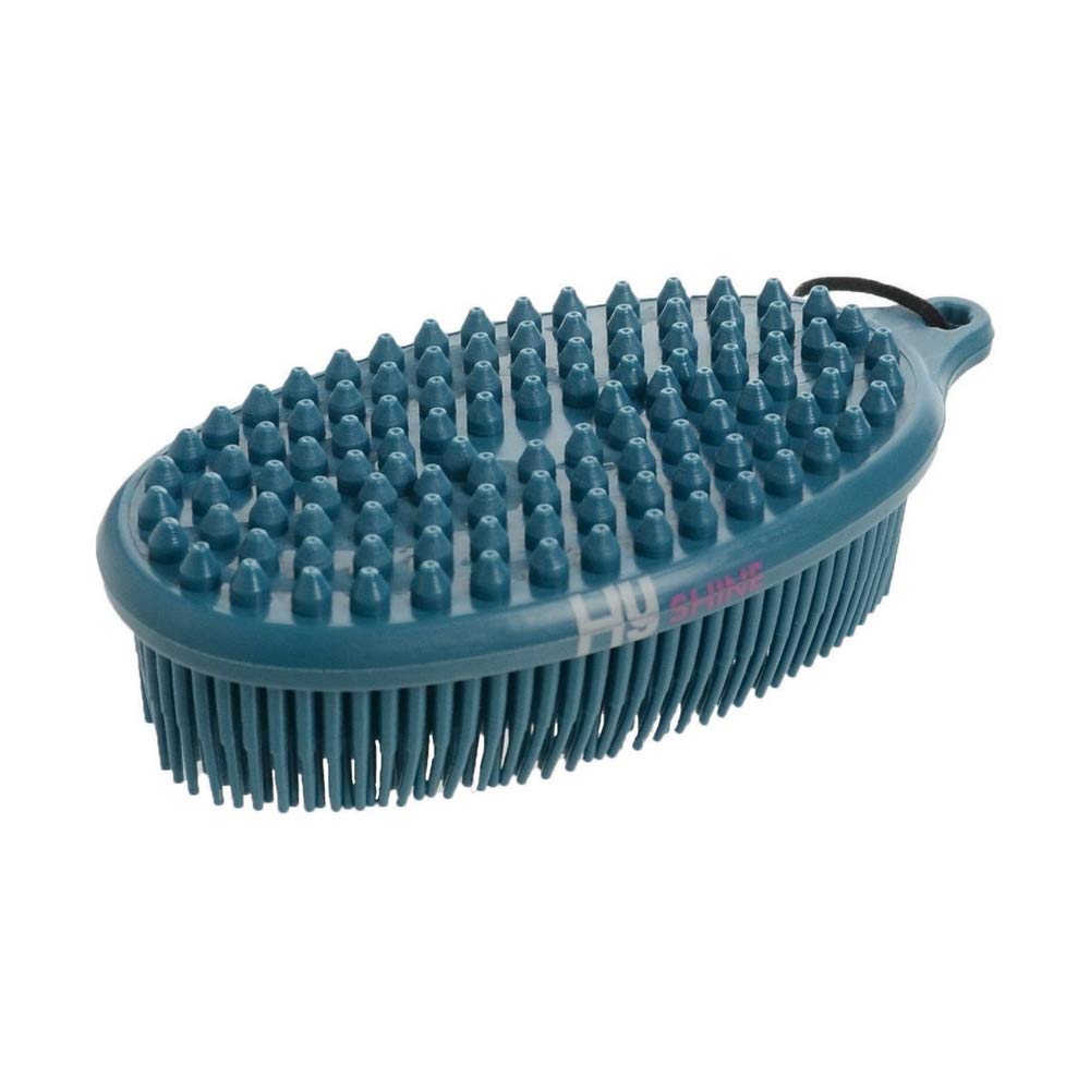 Hyshine Pebble Gentle Massage Therapy Brush/Dirt Remover - Grooming/Care-Teal