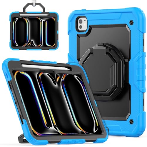 Coque iPad Pro 11 M5 M4 avec bandoulière et support pour travailler et dessiner partout en sécurité