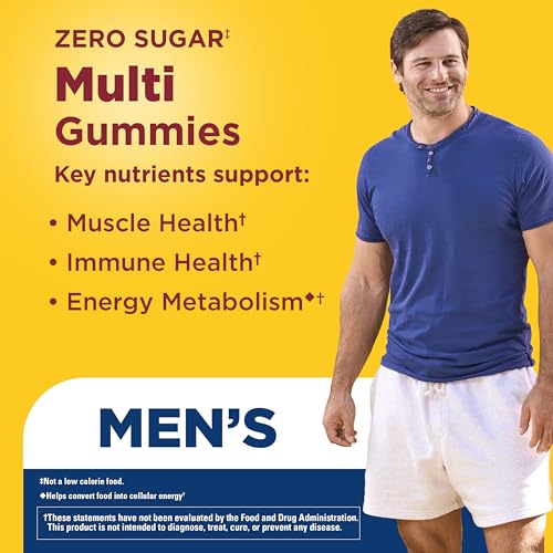 Nature Made Zero Sugar Multivitamin Men's Gummies