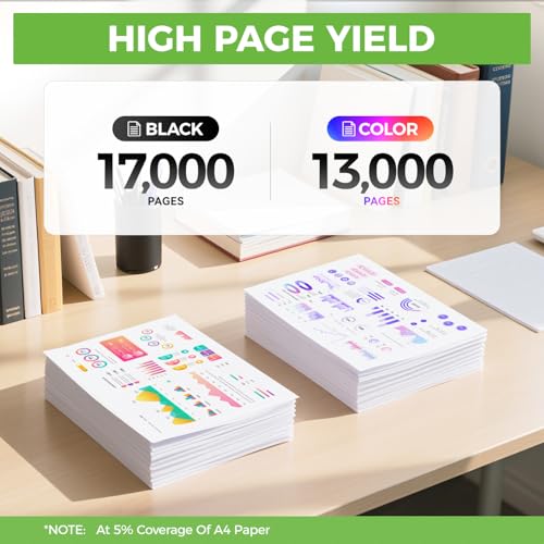 Image of 976Y Ink Cartridges 4-Pack with chip High Yield Replacement for HP 976Y Ink L0R08A L0R06A L0R05A L0R07A Remanufactured for Pro 577dw 552dw 552dn 577z Managed P57750dw P55250dw Printer (BK /C /M /Y)
