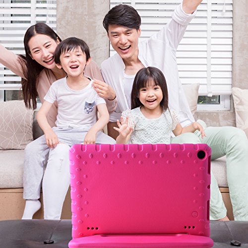 Ltrop Fire Hd 10 Case 2019 (Previous Model) Shock Proof Fire Hd 10 Tablet Case For Kids (7Th Generation And 9Th Generation, 2017 And 2019) Not For 2021 Released 11Th Generation - Rose #TOP2