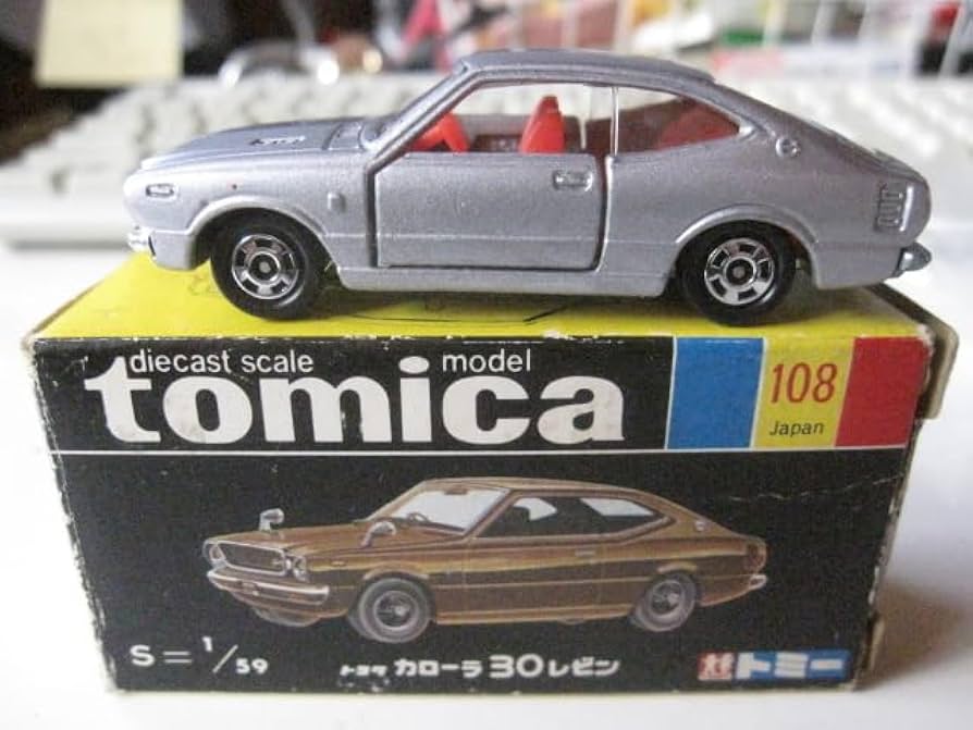 Amazon | トミカ 108-1(黒箱・日本製） 30カローラ レビン 1975