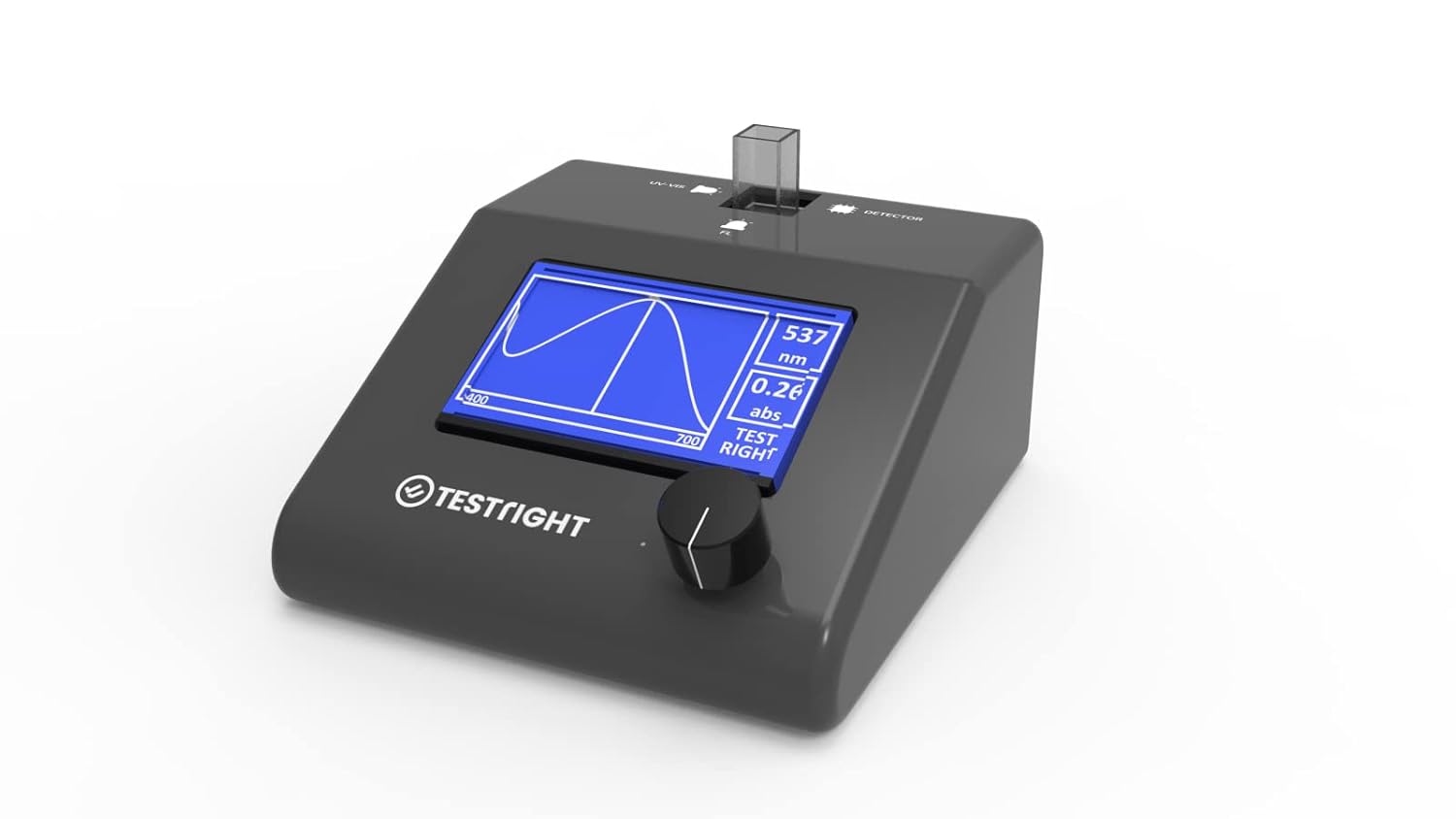 Atom Pro+, Single beam portable, battery powered spectrophotometer