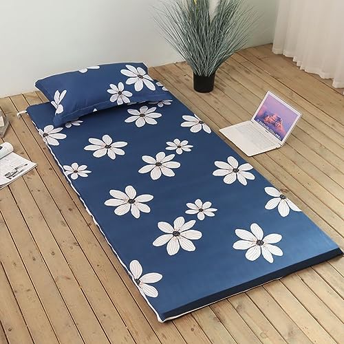 Funda De Colchón Futón Plegable,Funda De Algodón para Colchón De Futón Suelo Japonés...