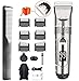 Price comparison product image Hair Clippers, KIKOMO Professional Cordless Clippers Hair Trimmer Beard Shaver Electric Haircut Kit IPX7 Waterproof USB Rechargeable LED Display Beard Trimmer for Men and Family Use