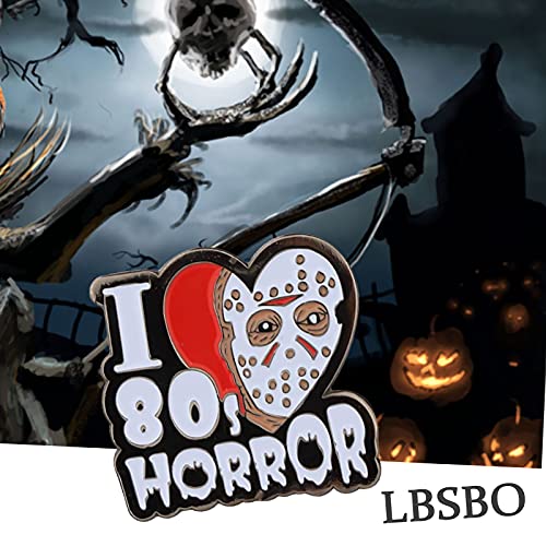 Image of Jewelry Halloween Jewelry I Love 80s Enamel Pin Halloween Movie Gift