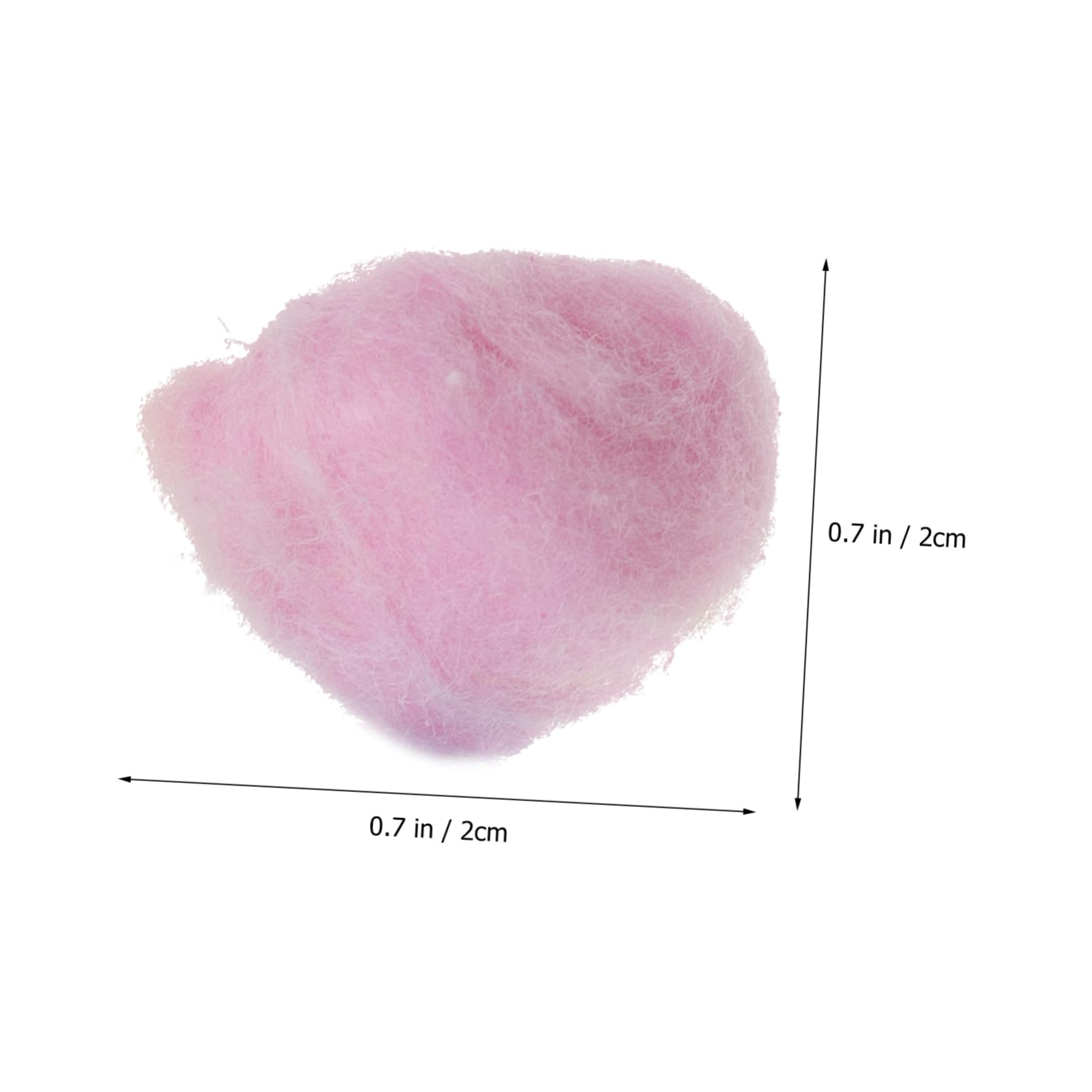 500g Bunte Baumwollbällchen aus Weicher Baumwolle Leicht und Sanft zur Gesichtsreinigung für Neugeborene und Handarbeiten