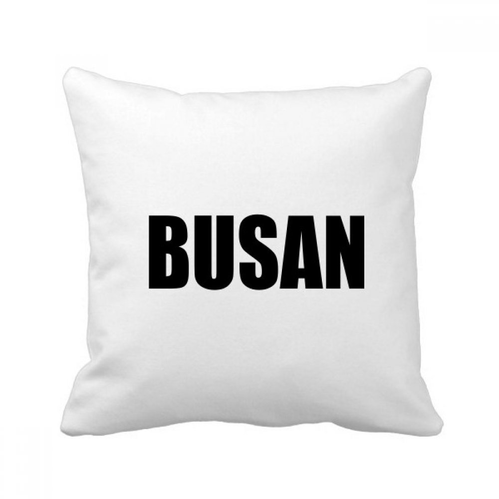Coussin Busan Corée 40x40cm, une idée cadeau originale pour les passionnés de voyage