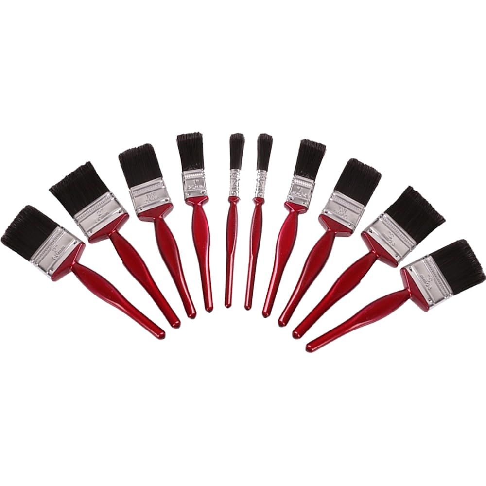 ZOPPER Brush set | Professional Paint Brushes with No Loss of Bristle Paintbrush Designed For Smooth Finish Painting Suitable for Use with All Types of Paint - Ideal for a Variety of Decorating (10)
