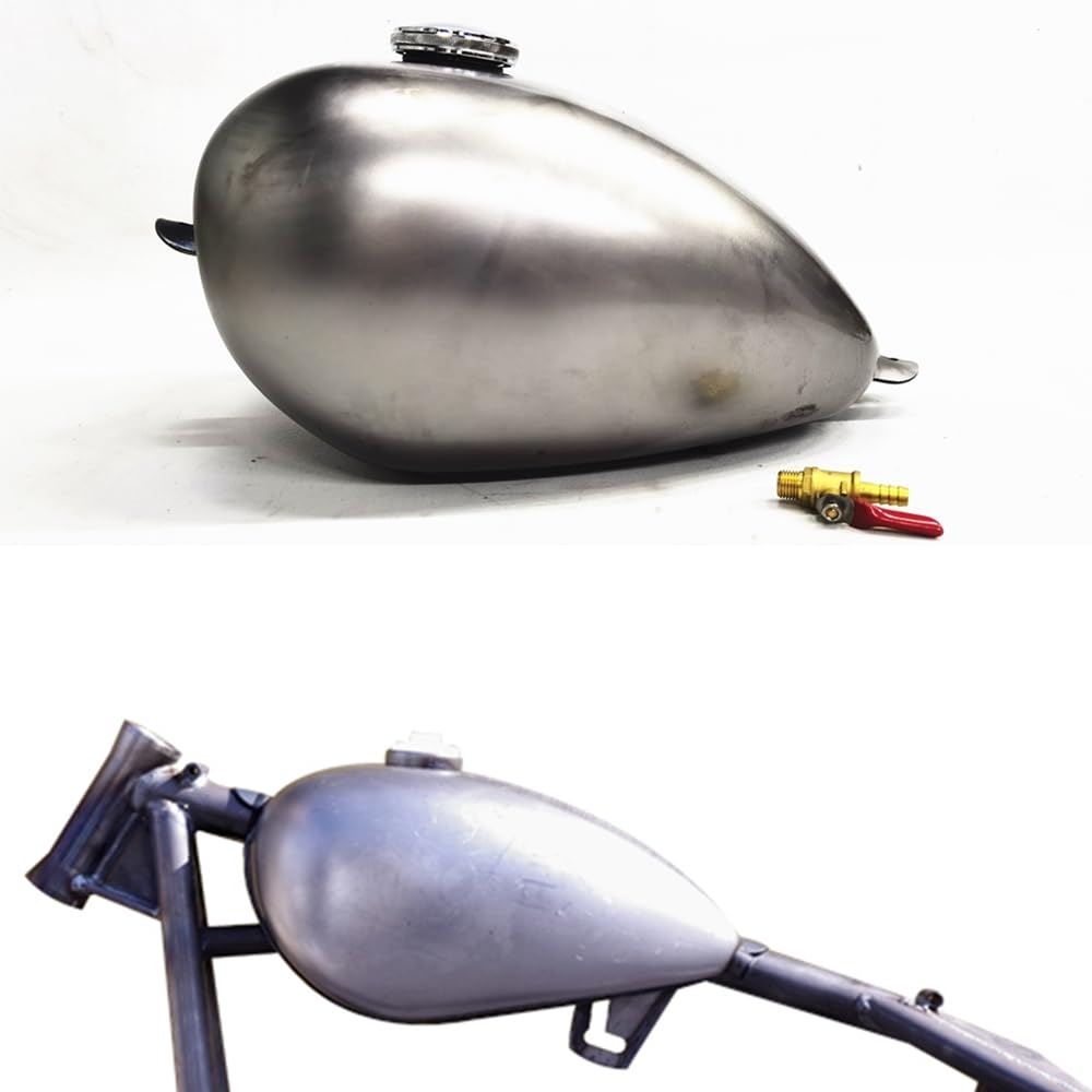 Depósito de combustible universal para Harley de 4 cm, 8 L, cintura alta, 8 cm, 7 L, cintura media