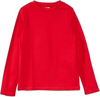 تيشرت سادة بأكمام طويلة بلون زاهي من كيابي