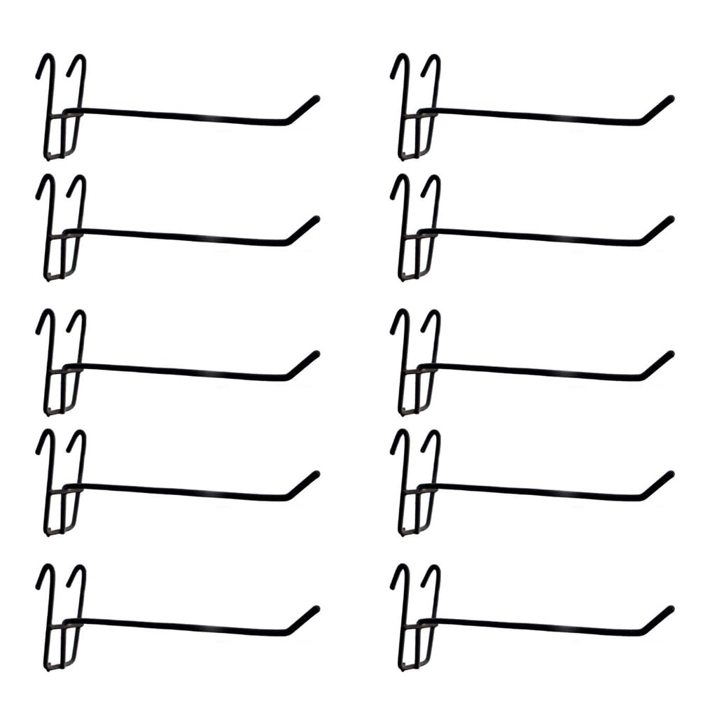YUGSHNKFC 10Pcs Reusable Mesh Panel Hangers Metal Storage Hook Practical Net Panel Hooks for Home Or Store Use