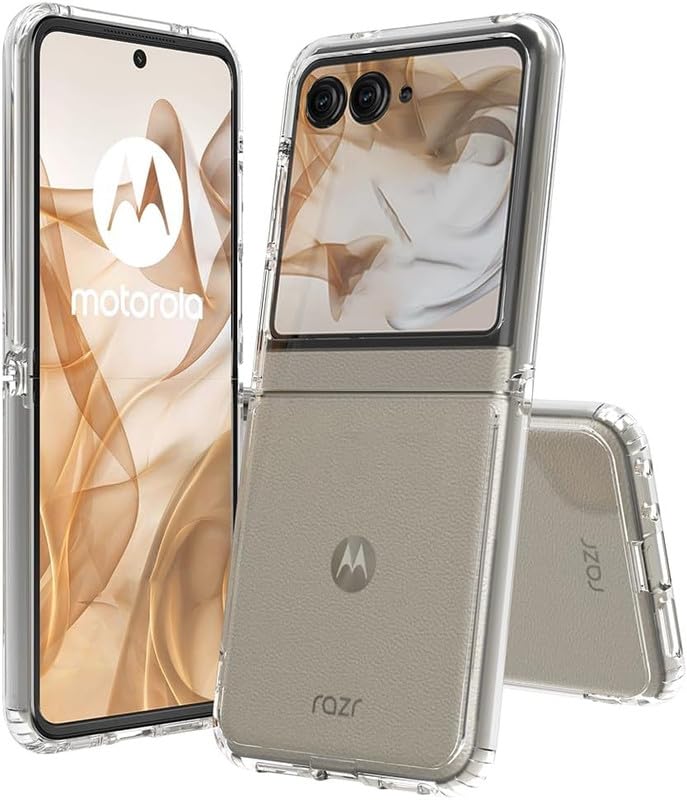 MoreFit Hard PC for Motorola Razr 50 Ultra, Shockproof Hard Unbreakable Glass TPU Crystal Clear Back Cover Case for Motorola Razr 50 Ultra 6.9" - Hard Transparent (B0D9MCX9G7) Amazon Price History, Amazon Price Tracker