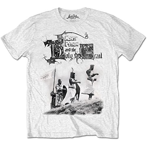  Rock Off Monty Python Knight Riders Ufficiale Uomo Maglietta Unisex (Medium)