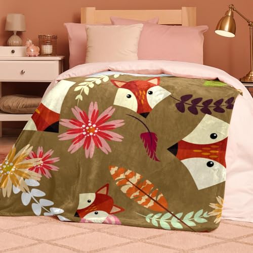 Couverture polaire renard de qualité supérieure lit et sofa - 8
