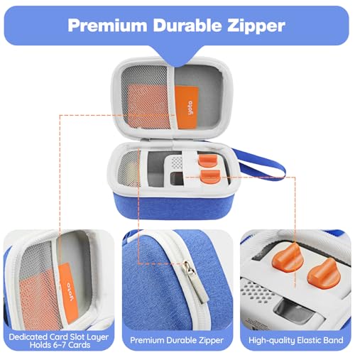 Funda rígida compatible con Yoto Mini altavoz infantil estuche protector para tarjetas de audio 2