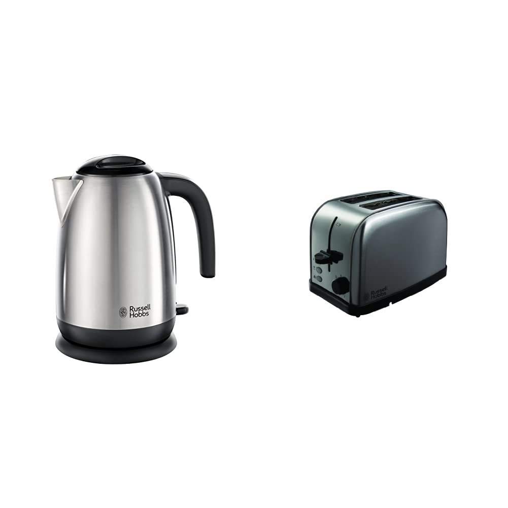 Russell Hobbs 23910 Adventure Brushed Stainless Steel Electric Kettle ...