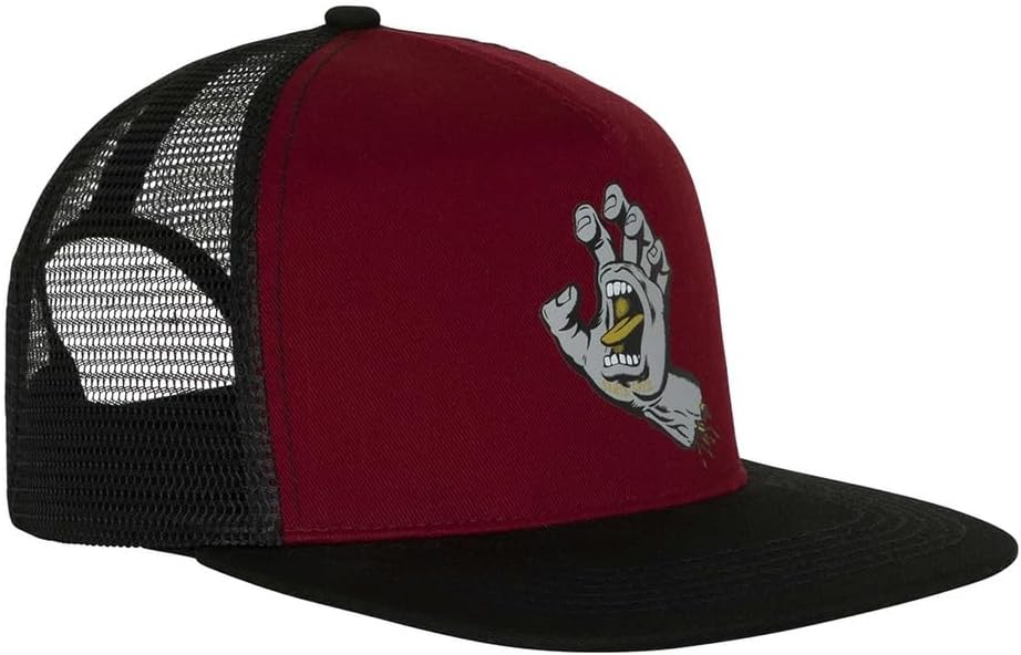 SANTA CRUZ Unisex Mesh Trucker Snapback Screaming Hand Skate Hat