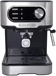 BLACK+DECKER Cafeteira Elétrica, Compatível com Cápsulas Nespresso e Dolce Gusto, Até 2 Xícaras de Café Simultâneas, 220 V, Modelo CE1100G-B2