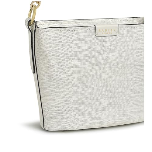 RADLEY London Petticoat Hill Faux Lizard Women’s Small Leather Shoulder Bag, Chalk4