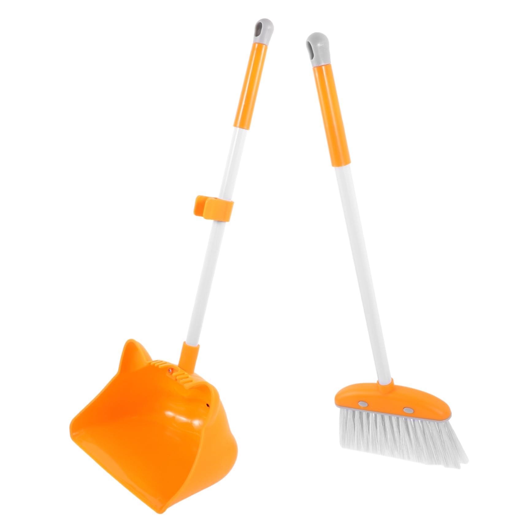 GOOHOCHY Children's Broom and Dustpan Set Kid's Cleaning Tool Set Small Broom Dustpan