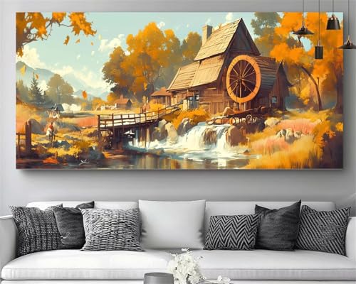 Broderie diamant kit complet 5D peinture diamant point de croix cristal paysage M148