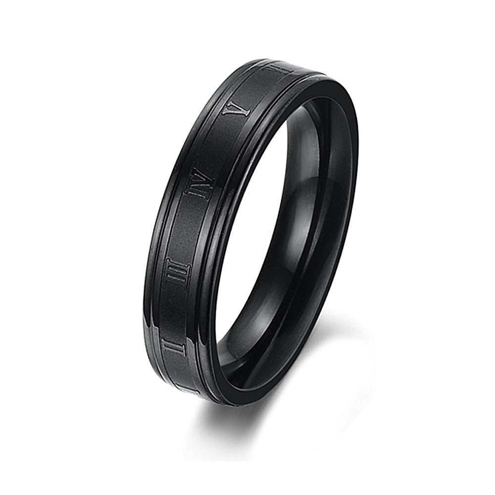 Yellow Chimes Rings for Women and Girls Fashion Band Style Rings Stainless Steel Black Gold Plated Finger Ring for Women | Birthday Gift For Girls & Women Anniversary Gift for Wife (B071GTRTH4) Amazon Price History, Amazon Price Tracker