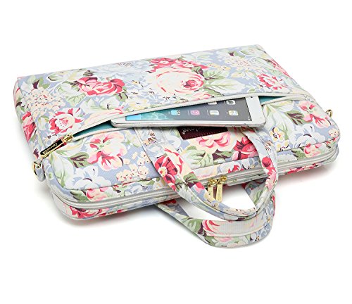 image for Canvaslove Big Rose Laptop Shoulder Bag with Rebound Bubble Protection