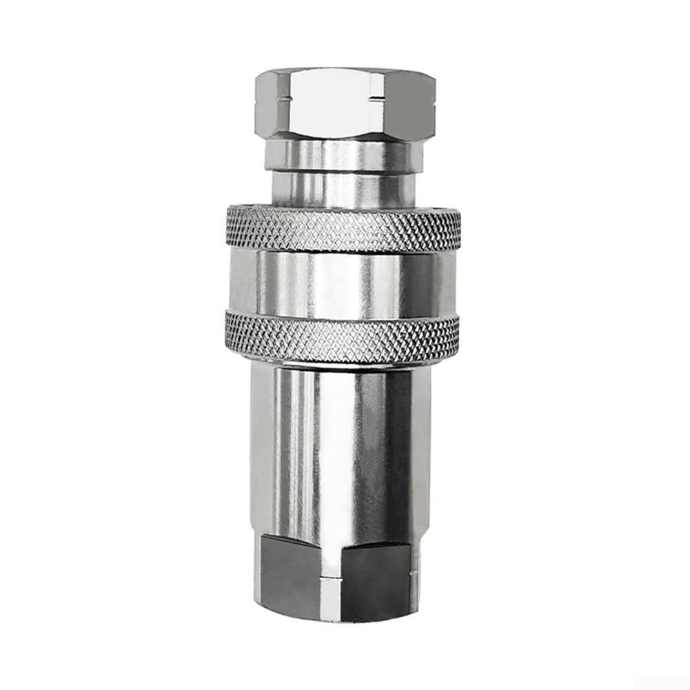 Raccordo idraulico a connessione rapida con filettatura NPT 3/8 1/4 per trattori e macchinari industriali con costruzione in metallo (NPT3/8-femmina)