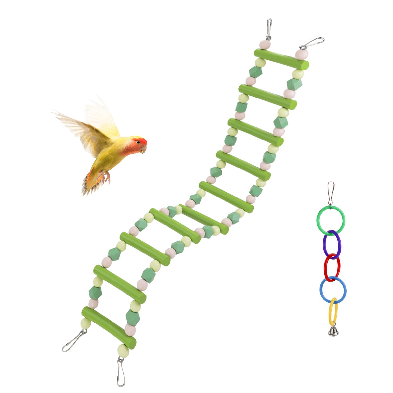 Échelle d'escalade pour oiseaux WishLotus pour animer la cage de votre perroquet
