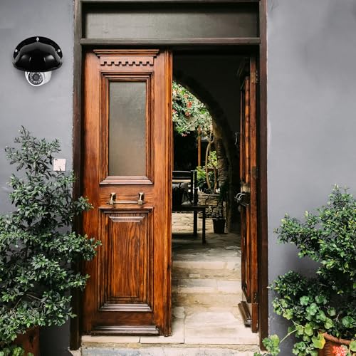 Protector de lluvia para cámara exterior negro en pack de 2 unidades 6