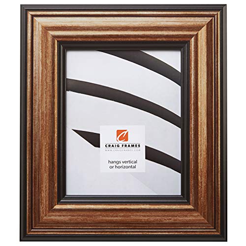 Craig Frames 21307201 16 by 20-Inch Picture Frame, Smooth Wrap Finish, 3.015-Inch Wide, Copper and Black
