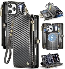 (Detachable with Magsafe)-Carbon Fiber Black