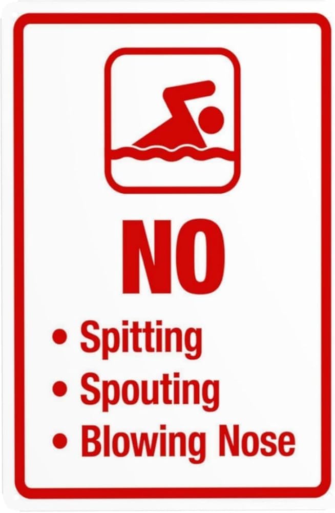 No Spitting Spouting Blowing Nose Warning Sign Metal Signs For Home Business Outdoor Indoor Road Yard Garage Street Wall Safety Caution Decor Gift For Women Men 8x12 Inch