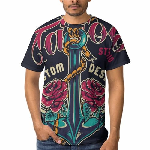 T-shirt rose voile homme col rond aux finitions soignées et au tombé fluide impeccable