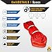 Heavy Duty Lifting Strap - Anaconda - Endless Loop Strap for Industrial Lifting Slings - Red - 4
