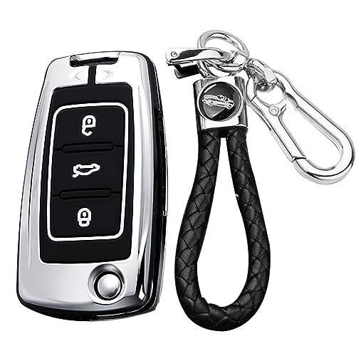Coque de protection pliable pour clé Golf Polo Passat évite les rayures du boîtier B