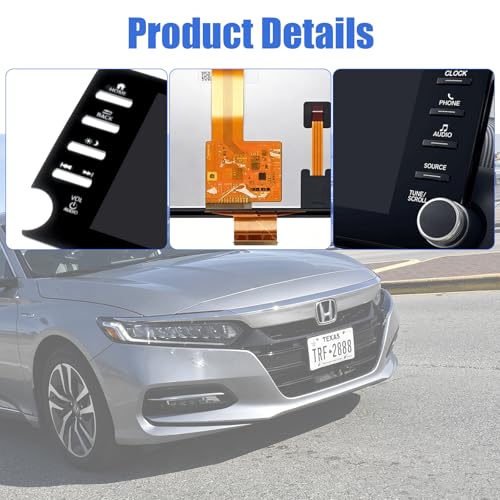 Image of 39710-TVA-A110-M1 8 inch Touch Screen LCD Display for Honda Accord 10TH 2018-2022 for Nav Redio Assembly