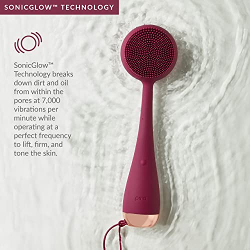 Pmd Clean Body - Smart Body Cleansing Device With Silicone Brush & Three Interchangeable Attachments - Waterproof - Sonicglow Vibration - Cleanse, Exfoliate, & Massage Body #TOP7